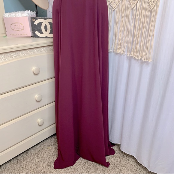 NWT Show Me Your Mumu Jenn Maxi Dress Merlot Large - Picture 5 of 10